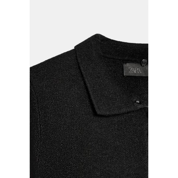 ZARA FAUX FUR COLLAR CARDIGAN - Picture 6 of 7